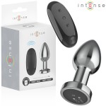 INTENSE - PLUG ANAL 10 VIBRATIONS MÃTAL AVEC TÃLÃCOMMANDE M
